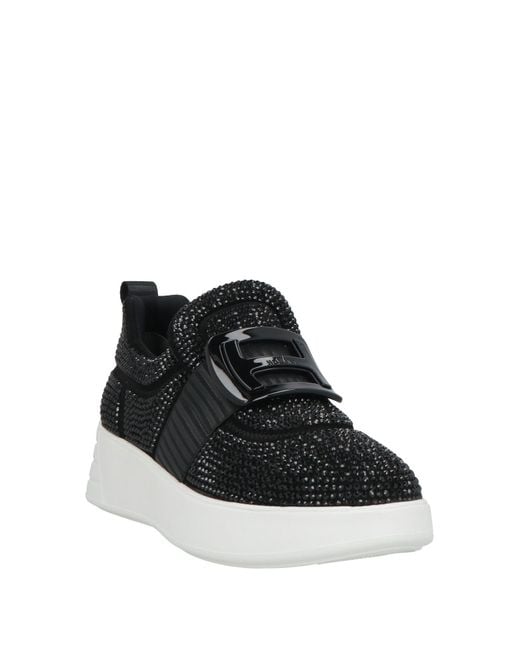 Hogan Black Sneakers Leather