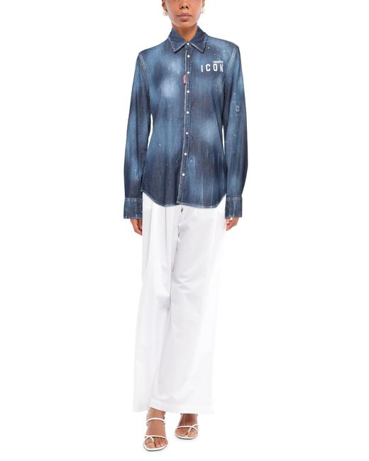 DSquared² Blue Denim Shirt
