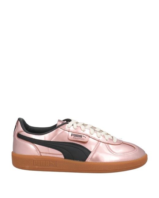 PUMA Pink Sneakers Cowhide for men