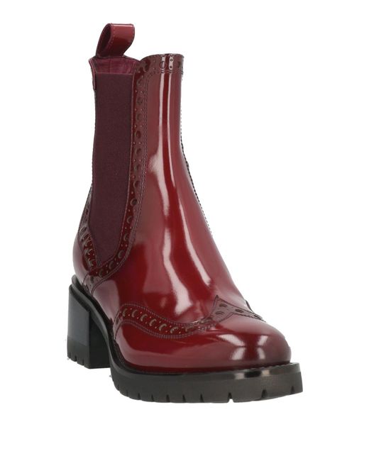 Santoni Purple Ankle Boots