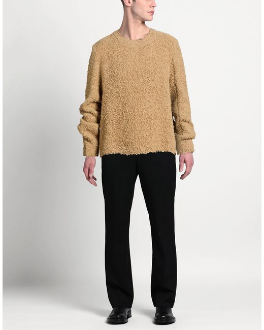 Séfr Natural Camel Sweater Virgin Wool, Polyamide, Elastane for men