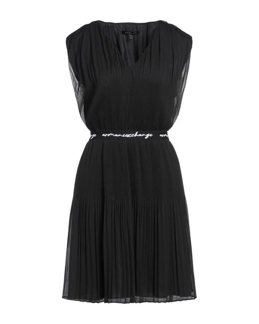 ARMANI EXCHANGE Black Mini Dress