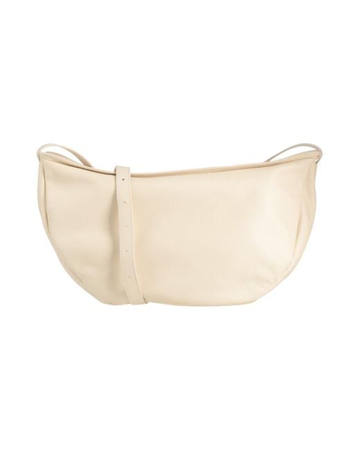 Mansur Gavriel Natural Ivory Cross-Body Bag Leather