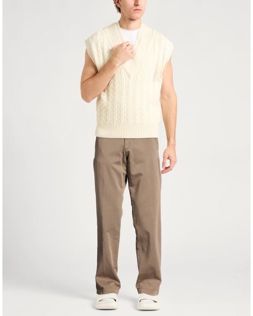 Mason's Natural Pants Cotton, Polyester, Polyamide, Elastane for men