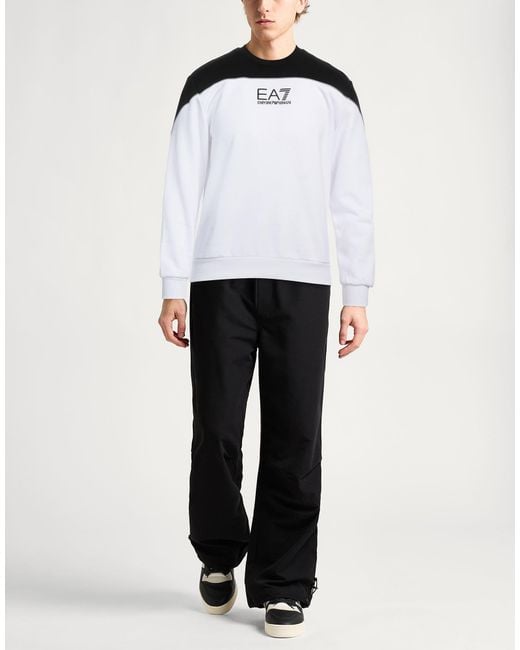 Sudadera EA7 de hombre de color White