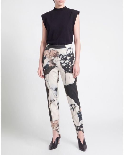 Roberto Cavalli White Pants Viscose, Elastane