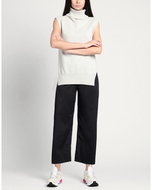RUE DU BAC Blue Pants Cotton, Polyamide, Elastane