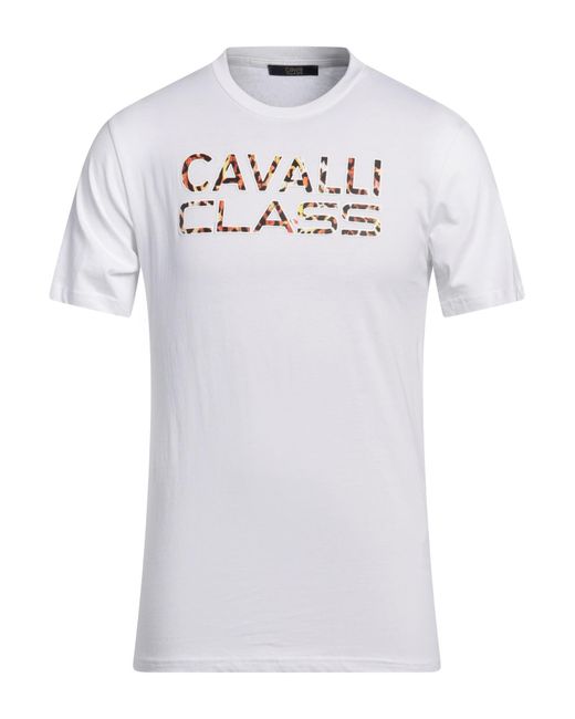 Class Roberto Cavalli White T-shirt for men