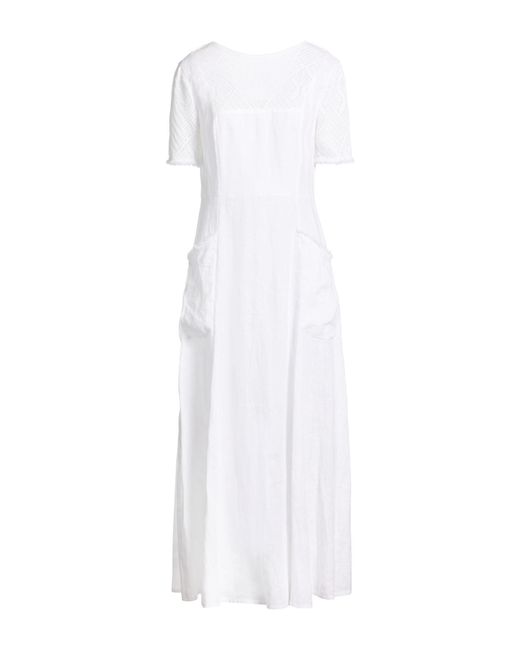 Purotatto White Maxi Dresses