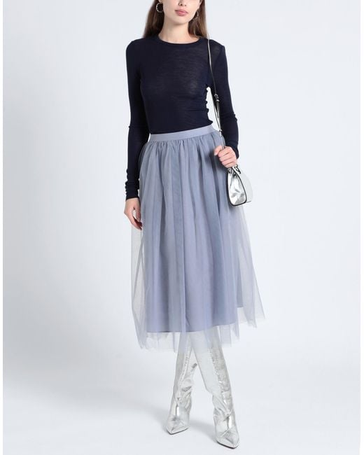 ARKET Blue Midi Skirt