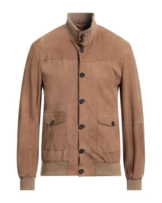 Luigi Bianchi Brown Jacket for men