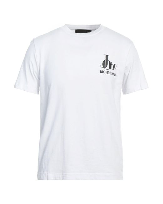 RICHMOND White T-shirt for men
