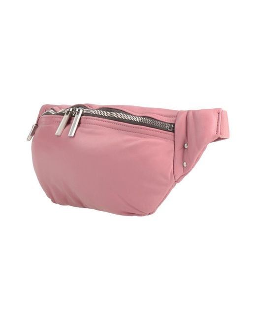 Rick Owens Pink Antique Rose Belt Bag Lambskin
