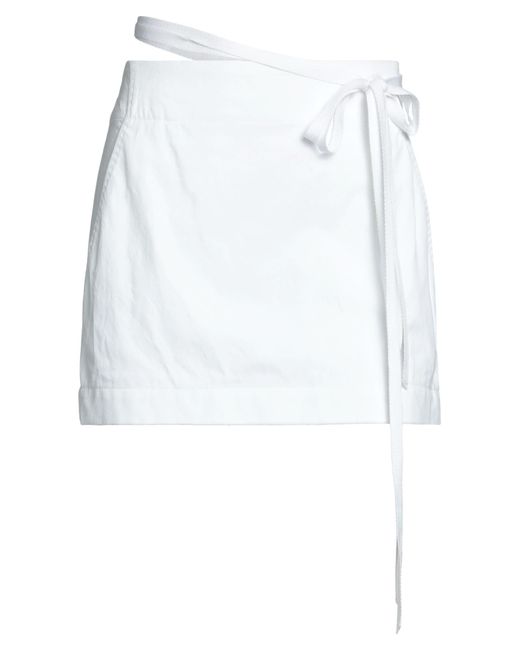 Ann Demeulemeester White Mini Skirt