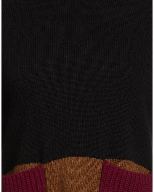 Plan C Black Turtleneck Wool, Cashmere
