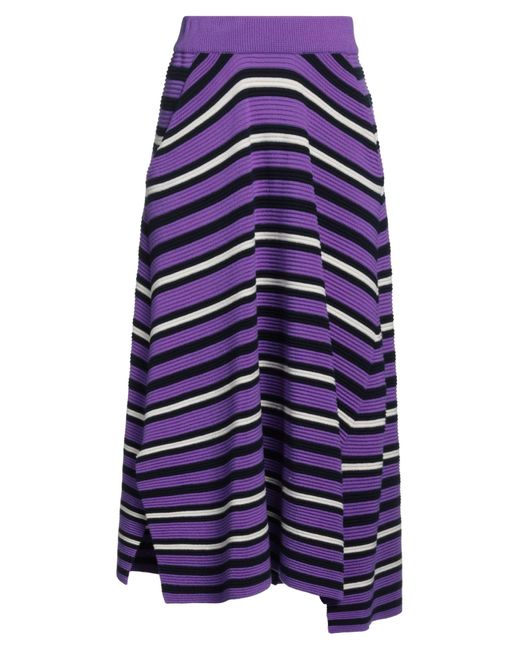 Christian Wijnants Purple Midi Skirt