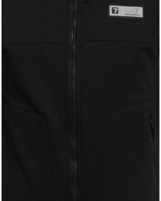 EA7 Black Sweatshirt for men