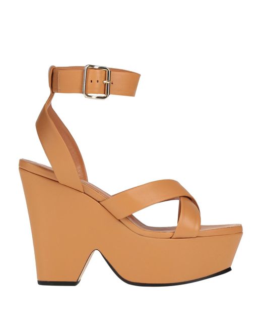 Victoria Beckham Brown Sandale