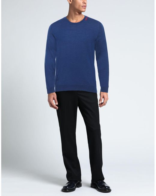 Zadig & Voltaire Blue Sweater Merino Wool for men