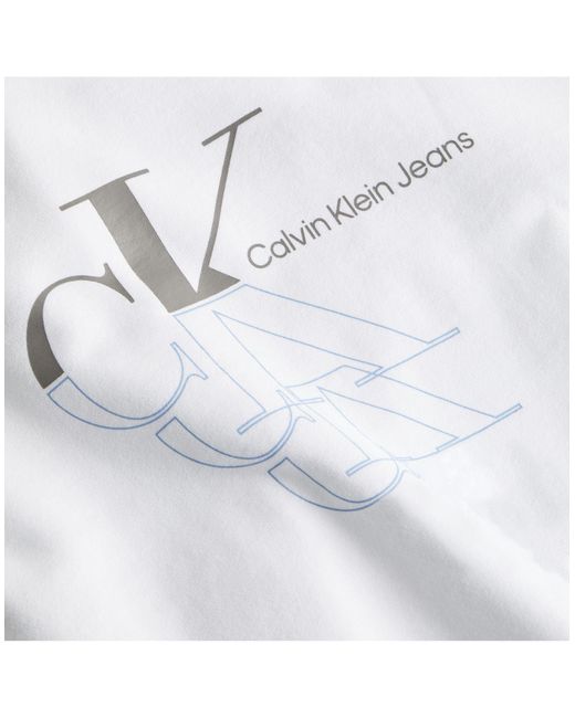 Calvin Klein Sweatshirt in White für Herren