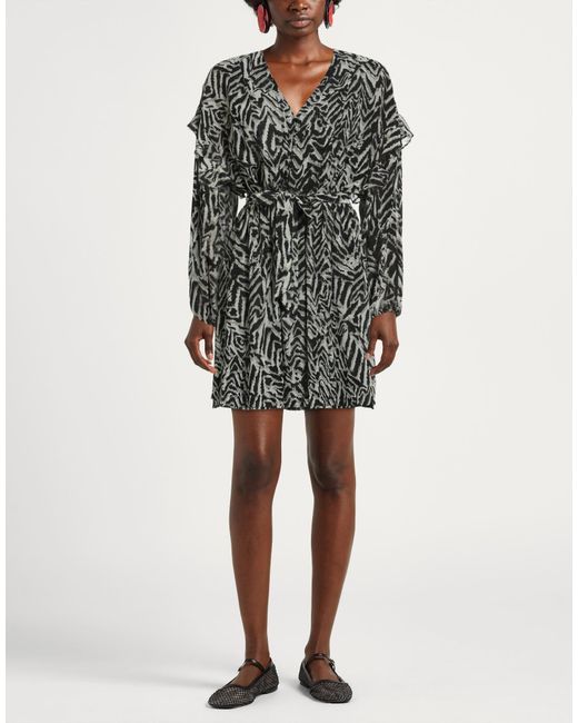Twinset Gray Mini Dress