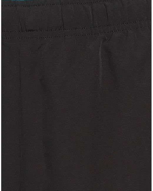 EA7 Black Shorts & Bermuda Shorts Polyester, Elastane for men