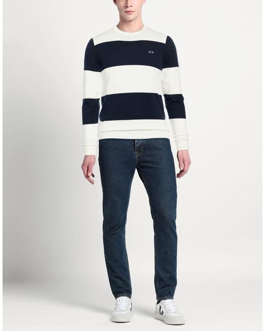 Sun 68 Blue Sweaters for men