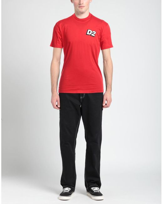 DSquared² Red T-shirt for men