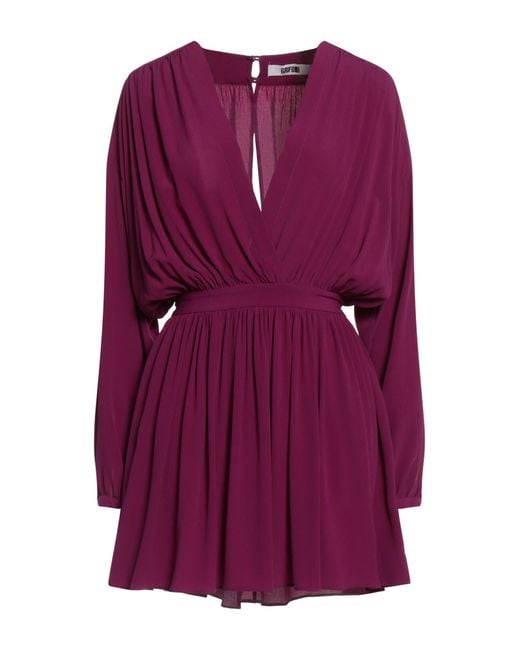 Grifoni Purple Kurzes Kleid
