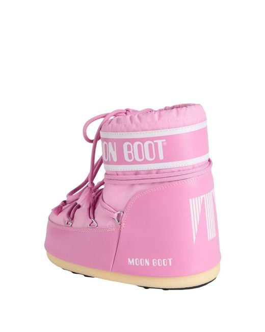 Moon Boot Pink Ankle Boots