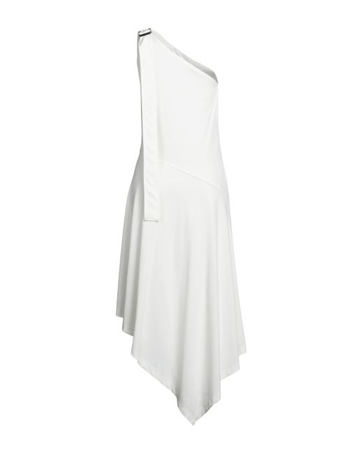 J.W. Anderson White Midi Dress