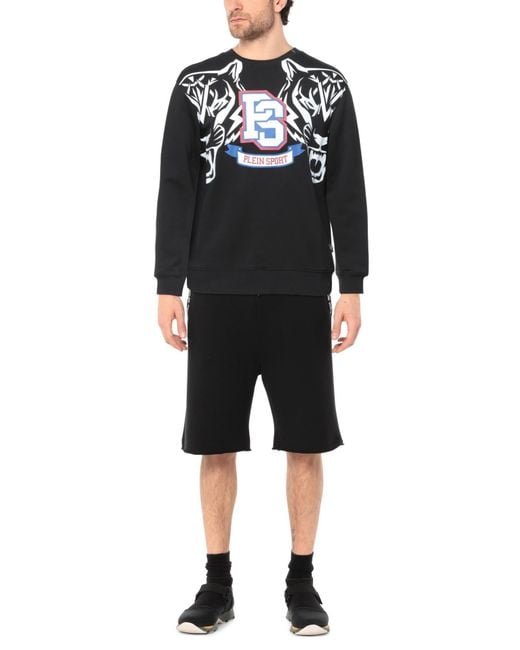 Philipp Plein Black Sweatshirt for men