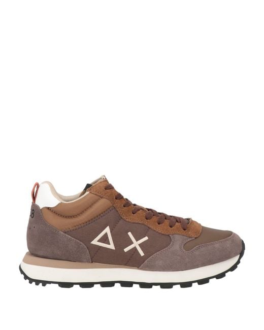 Sun 68 Brown Sneakers for men