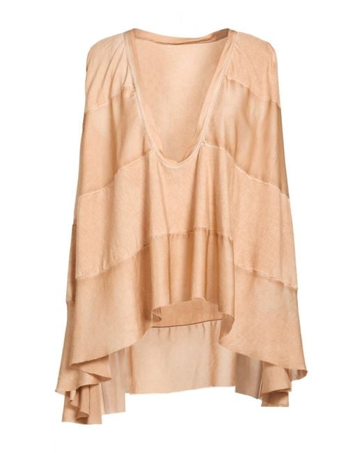 Uma Wang Natural Top Cotton, Elastane