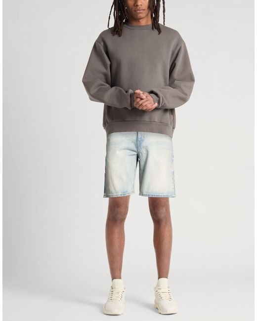Courreges Blue Denim Shorts Cotton for men