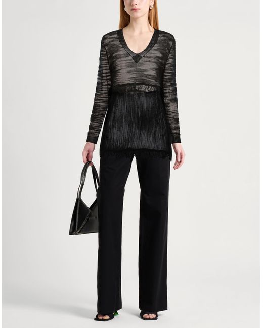 Manila Grace Black Pullover