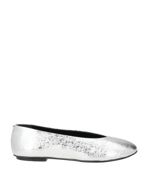 Sergio Rossi White Ballet Flats