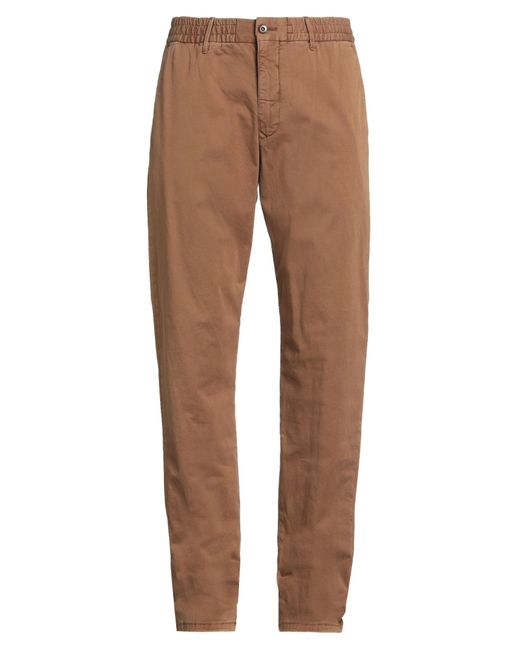Incotex Brown Trouser for men