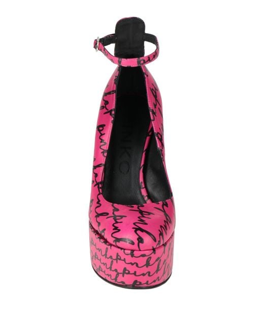 Pinko Pink Pumps Leather
