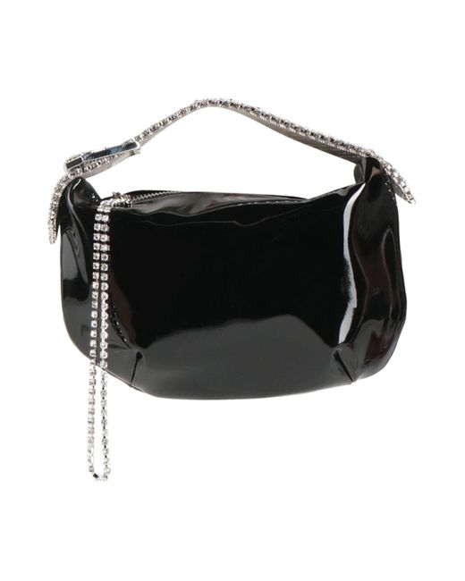 Gedebe Black Handbag Textile Fibers