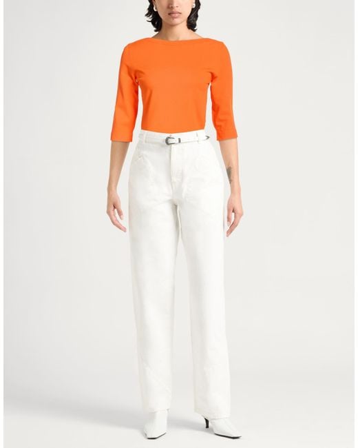 Roberto Collina Orange Sweater Viscose, Polyester
