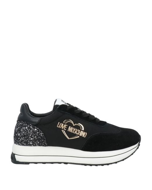 Love Moschino Black Sneakers