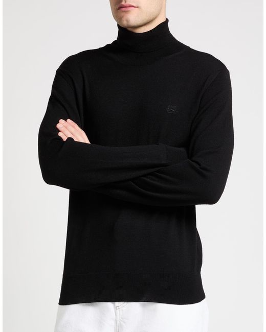 Etro Black Turtleneck for men