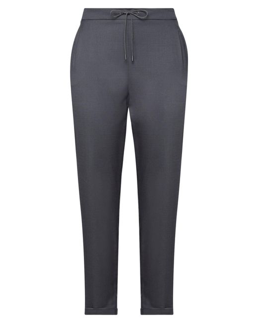 Fabiana Filippi Blue Pants Merino Wool, Elastane, Cotton, Ecobrass