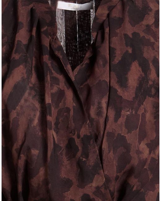 SILENCE LIMITED Brown Top Polyester