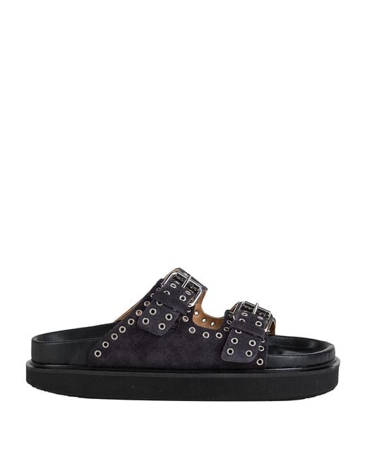 Isabel Marant Black Sandals Calfskin