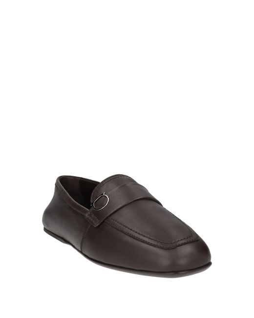 Ferragamo Gray Loafers Calfskin for men
