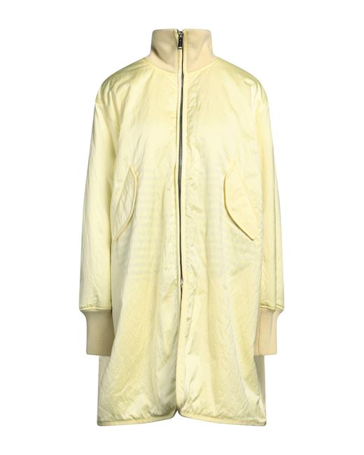 Golden Goose Deluxe Brand Yellow Overcoat & Trench Coat Polyamide