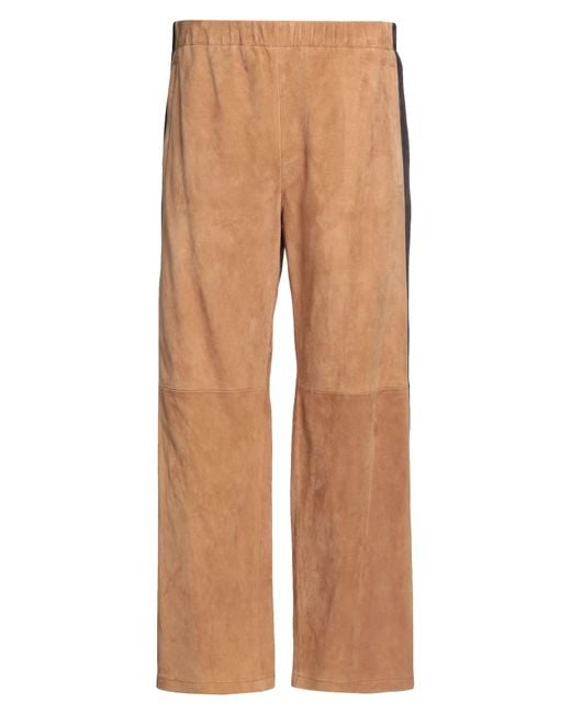 Marni Natural Camel Pants Lambskin for men