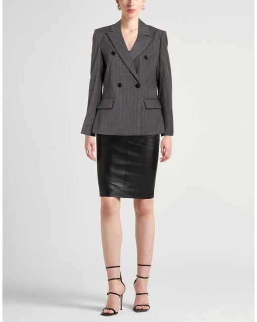 Kaos Black Blazer Polyester, Viscose, Elastane